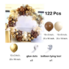 19000575-2 Set de globos Marrón/ beige/ dorado