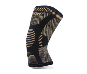 Rodillera de Compresión con Fibra de Cobre Unisex Deportiva