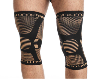 Rodillera de Compresión con Fibra de Cobre Unisex Deportiva