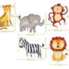 Set De Globos Animales Safari