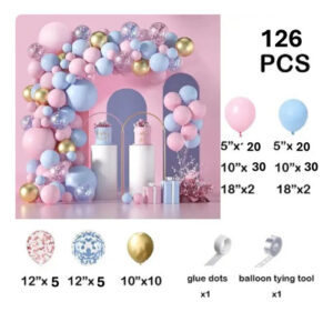 Set de globos - Rosado / celeste