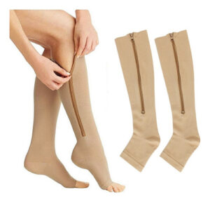 Medias de Compresión 15-20 mmHg con Cierre Unisex