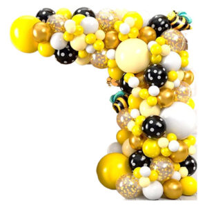 Set De Globos Abeja - Amarillo / Negro