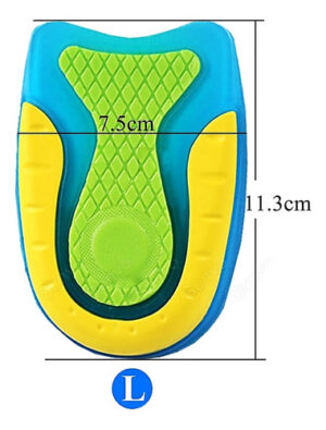 Taloneras Ortopédicas De Silicona - 1 Par Confortables