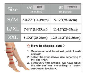 Medias de Compresión 15-20 mmHg con Cierre Unisex