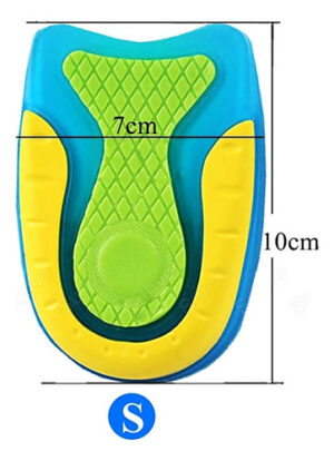Taloneras Ortopédicas De Silicona - 1 Par Confortables