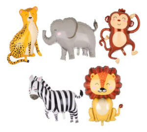 Set De Globos Animales Safari