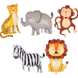 Set De Globos Animales Safari