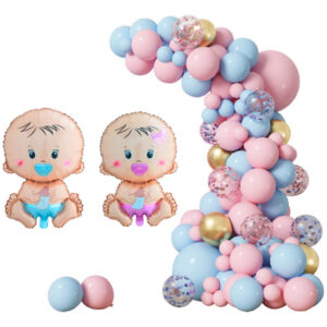 Set de globos - Rosado / celeste