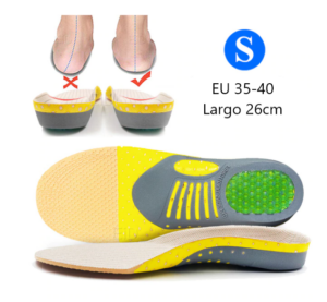 Plantilla ortopédica para fascitis plantar talla S EU 35-40 recortable