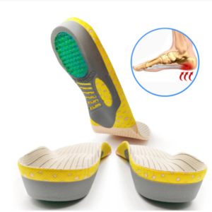Plantilla ortopédica para fascitis plantar con soporte de arco y gel de talón