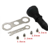 Adaptador remachadora para taladro boquilla de remaches