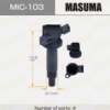 DIMENSIONES MASUMA 90919-02239 Bobina Toyota Corolla 2010-2016 Japón 90919-02239