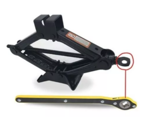 Llave Exagonal Trinquete Giratorio 360 para Gato Reforzado