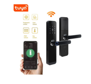 Cerradura de Puerta Inteligente Huella Dactilar Wifi Tuya