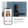 Cerradura de Puerta Inteligente Huella Dactilar Wifi Tuya