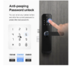 Cerradura de Puerta Inteligente Huella Dactilar Wifi Tuya