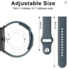 Correa de Silicona 20mm Compatible con Amazfit y Samsung Watch 1 - 7