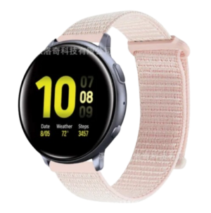 Imagen2_rosa-removebg-preview Correas Nylon 20mm para Samsung Active 2 / Watch | Ajuste Cómodo