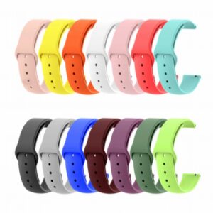 default Correa de Silicona 20mm Compatible con Amazfit y Samsung Watch 1 - 7
